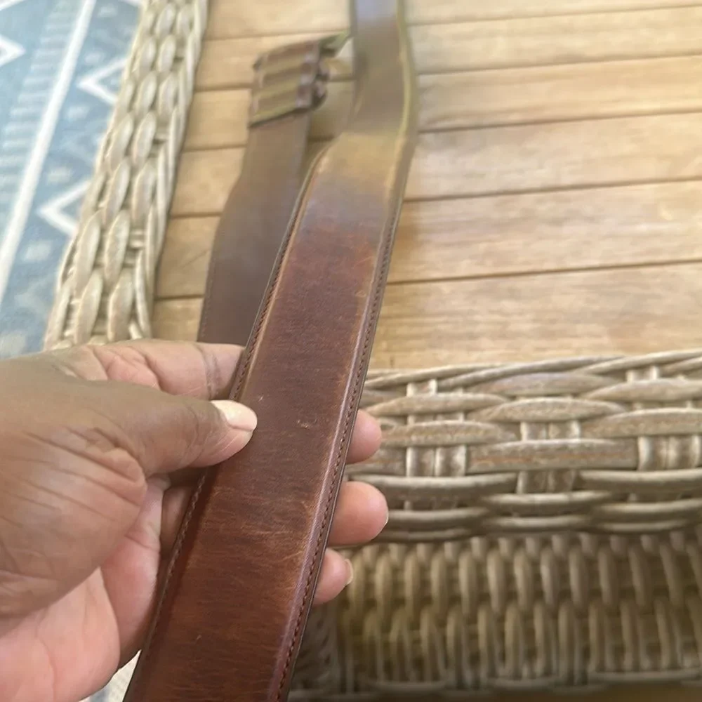 Brown Leather Men’s Belt 46